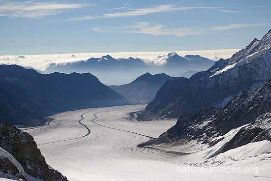 Aletsch Glacier Jungfrau Joch