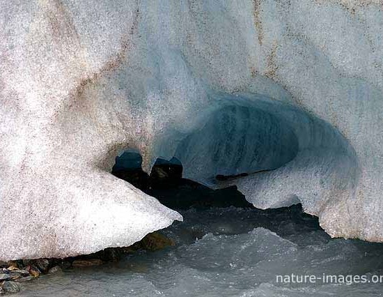 Glacier Cave at the Stein Glacier